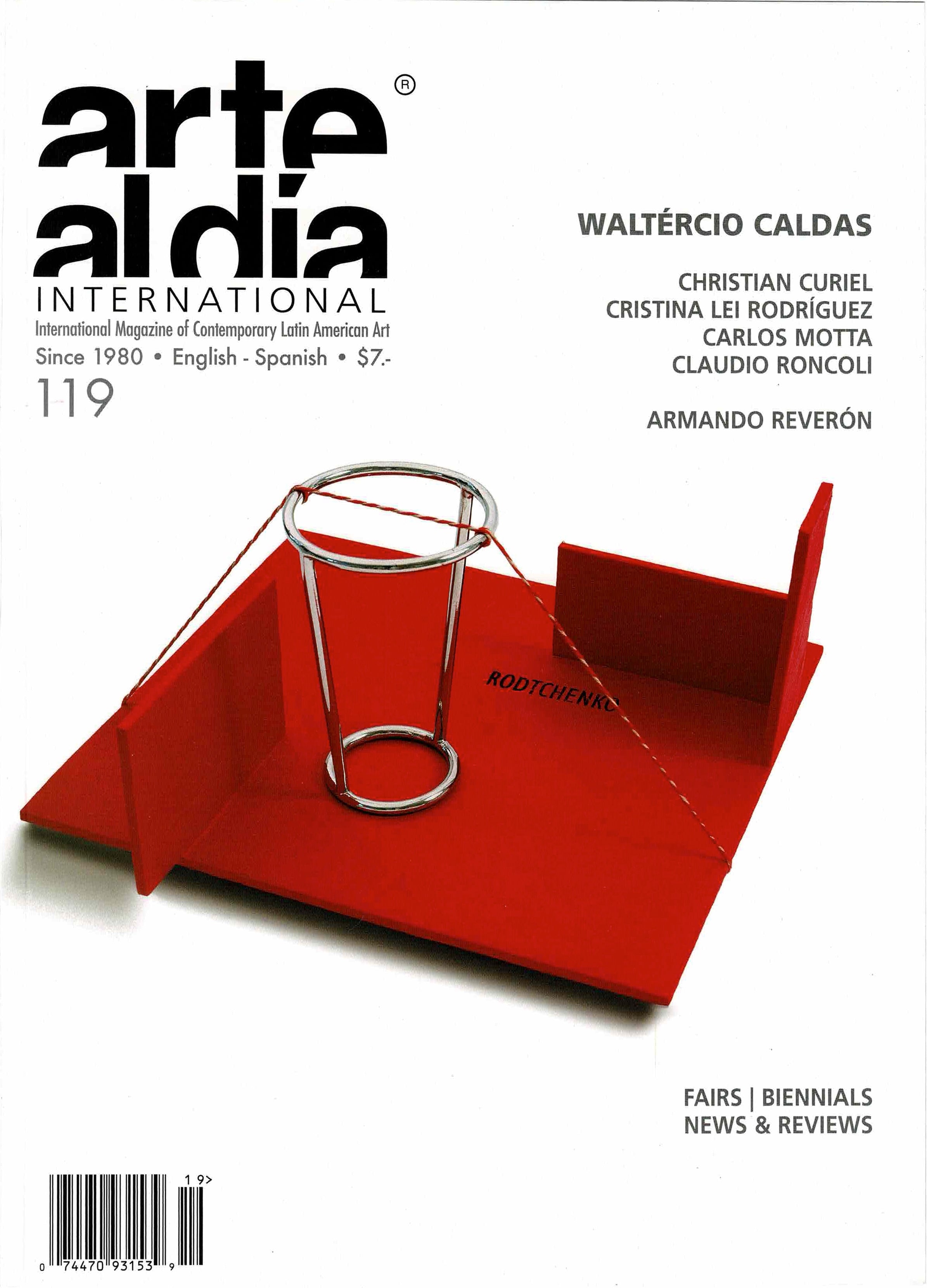 Craig Paul Nowak Daily Self Portraits featured in 2007 Issue 119 of Arte Al Dia Ad for MOKA Gallery