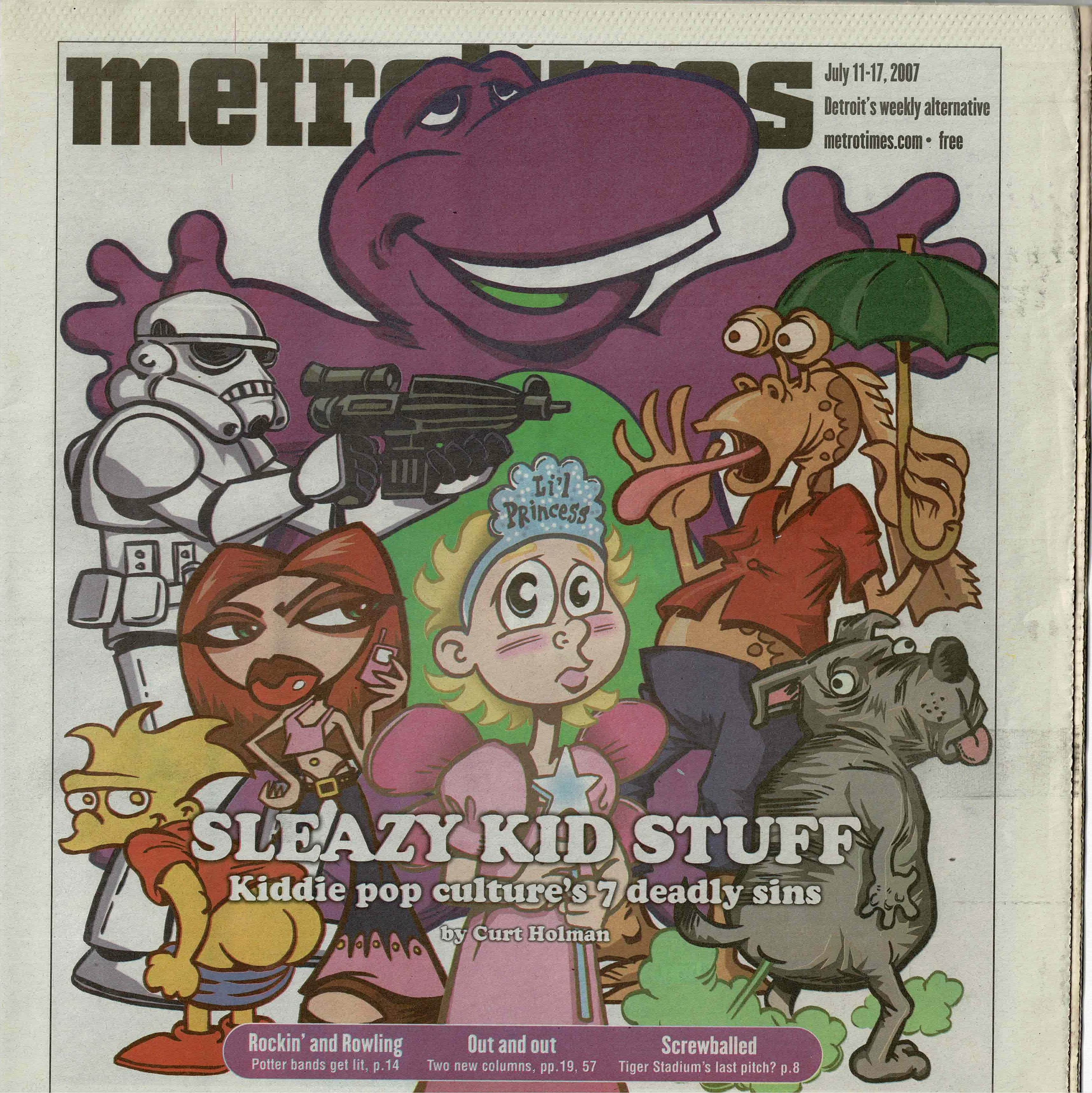 "Heady Art: Painter Craig Paul Nowak Grows by Leaps and Bounds" Article by Glen Mannisto Featured In Metrotimes July 11-17, 2007 Edition